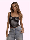 Corset puntos negro