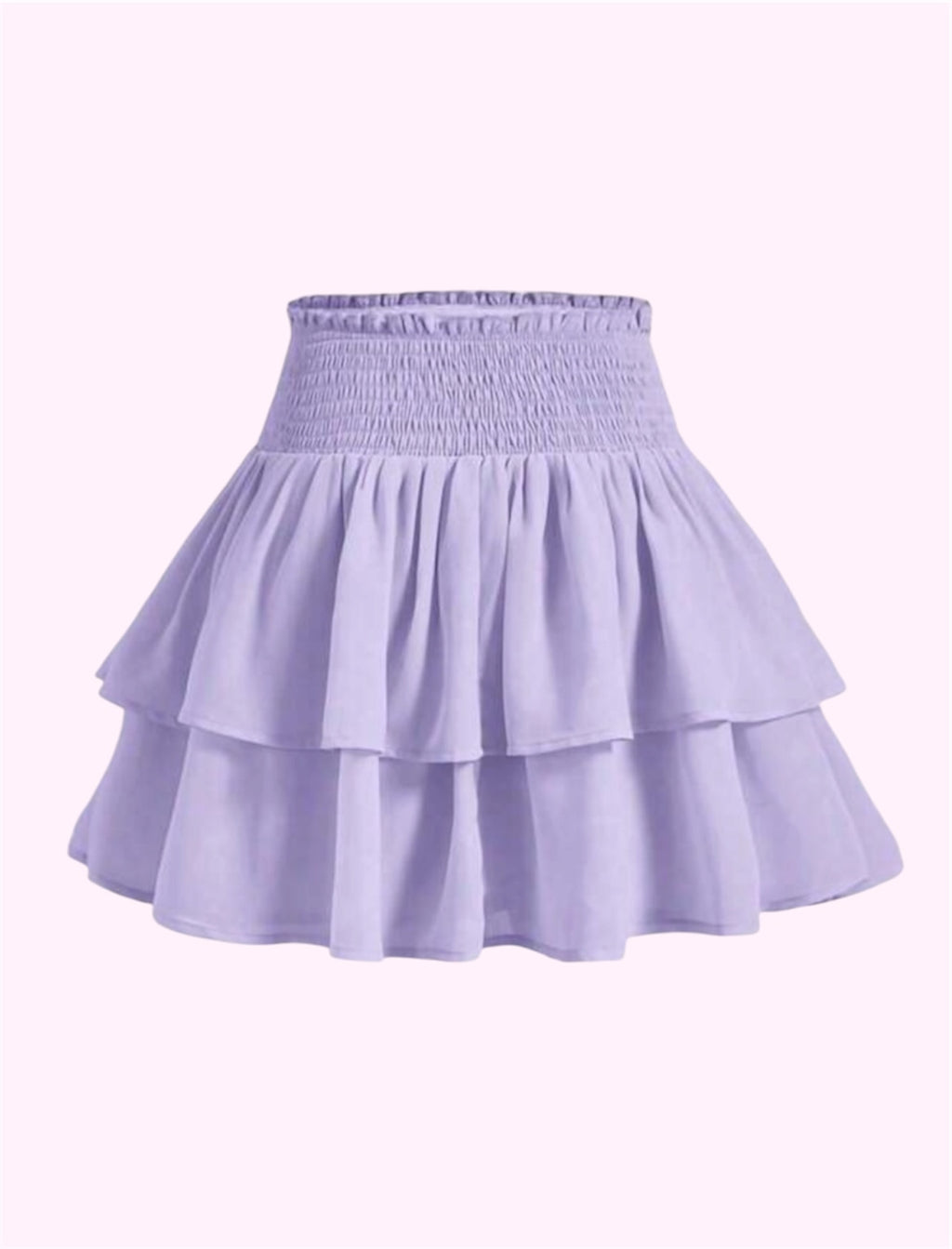 Falda Olan morada