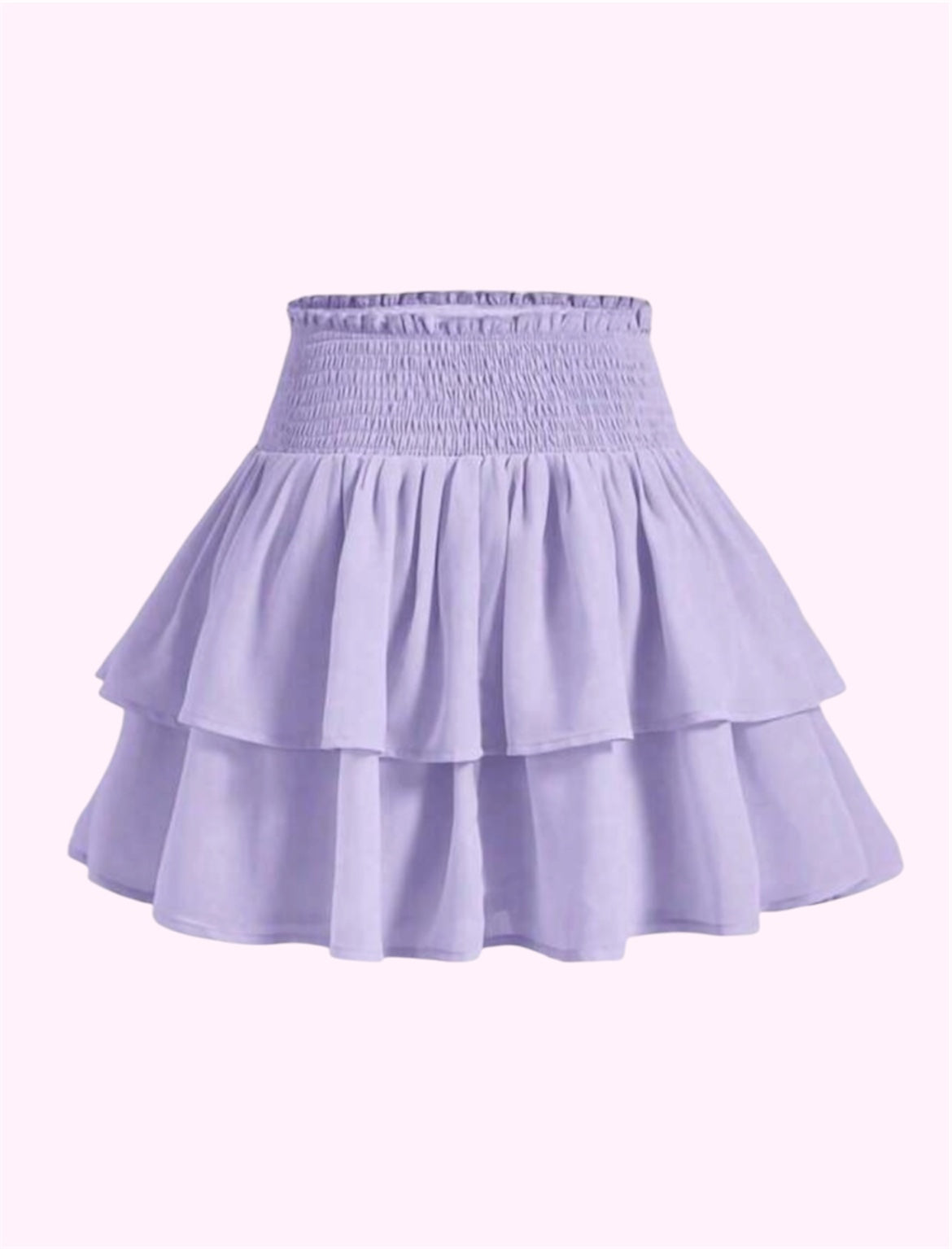 Falda Olan morada