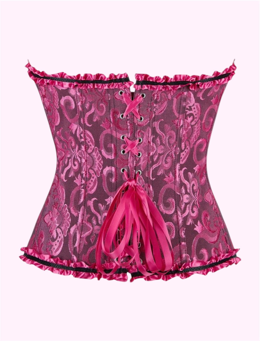 Corset de Halloween fucsia