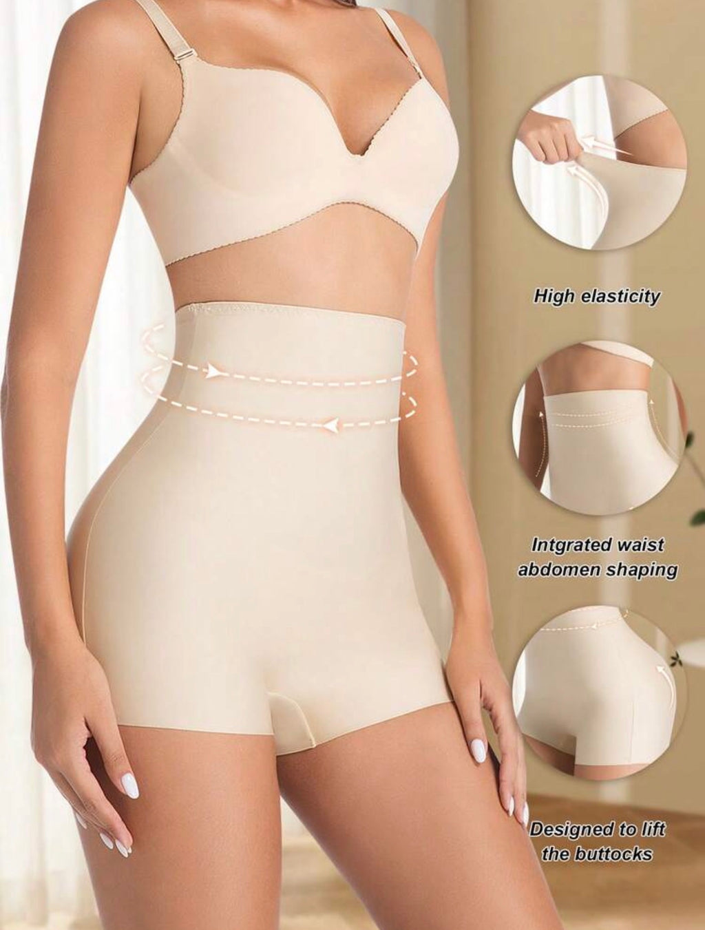 Short faja beige