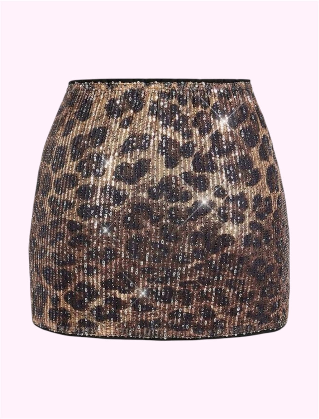 Falda lentejuelas chicas print