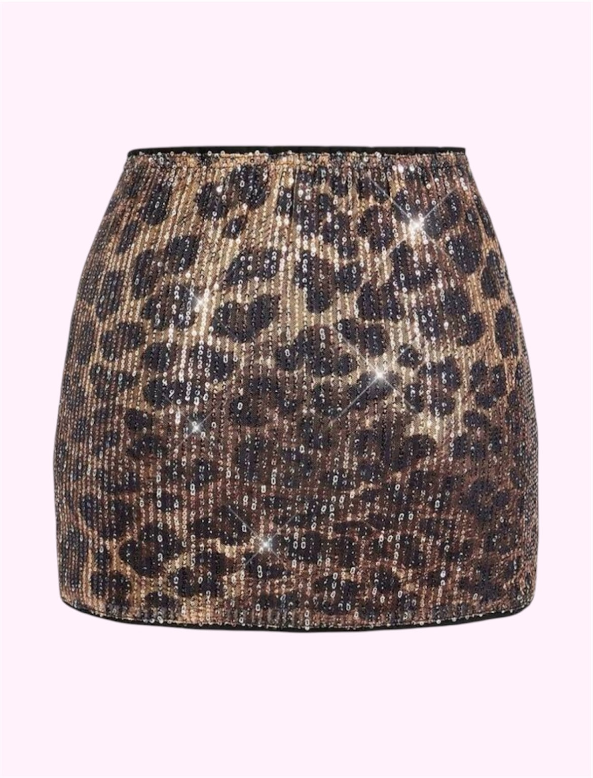 Falda lentejuelas chicas print