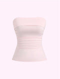 Blusa estraple rosa