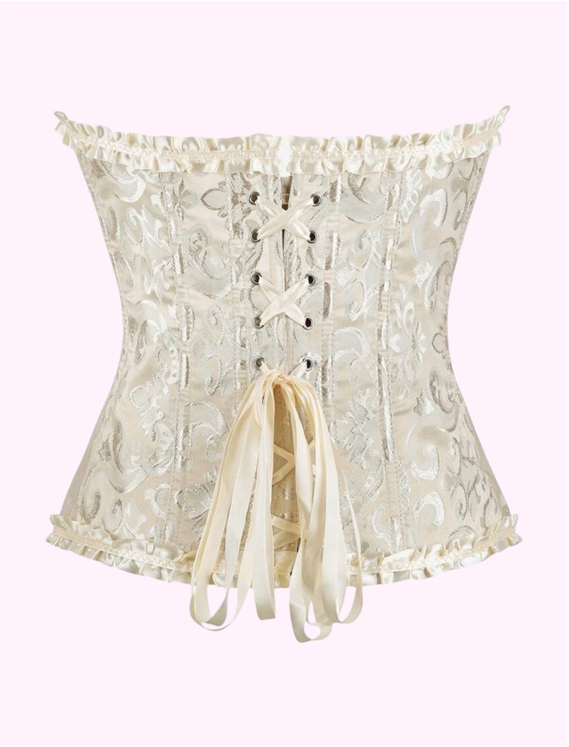 Corset de Halloween beige
