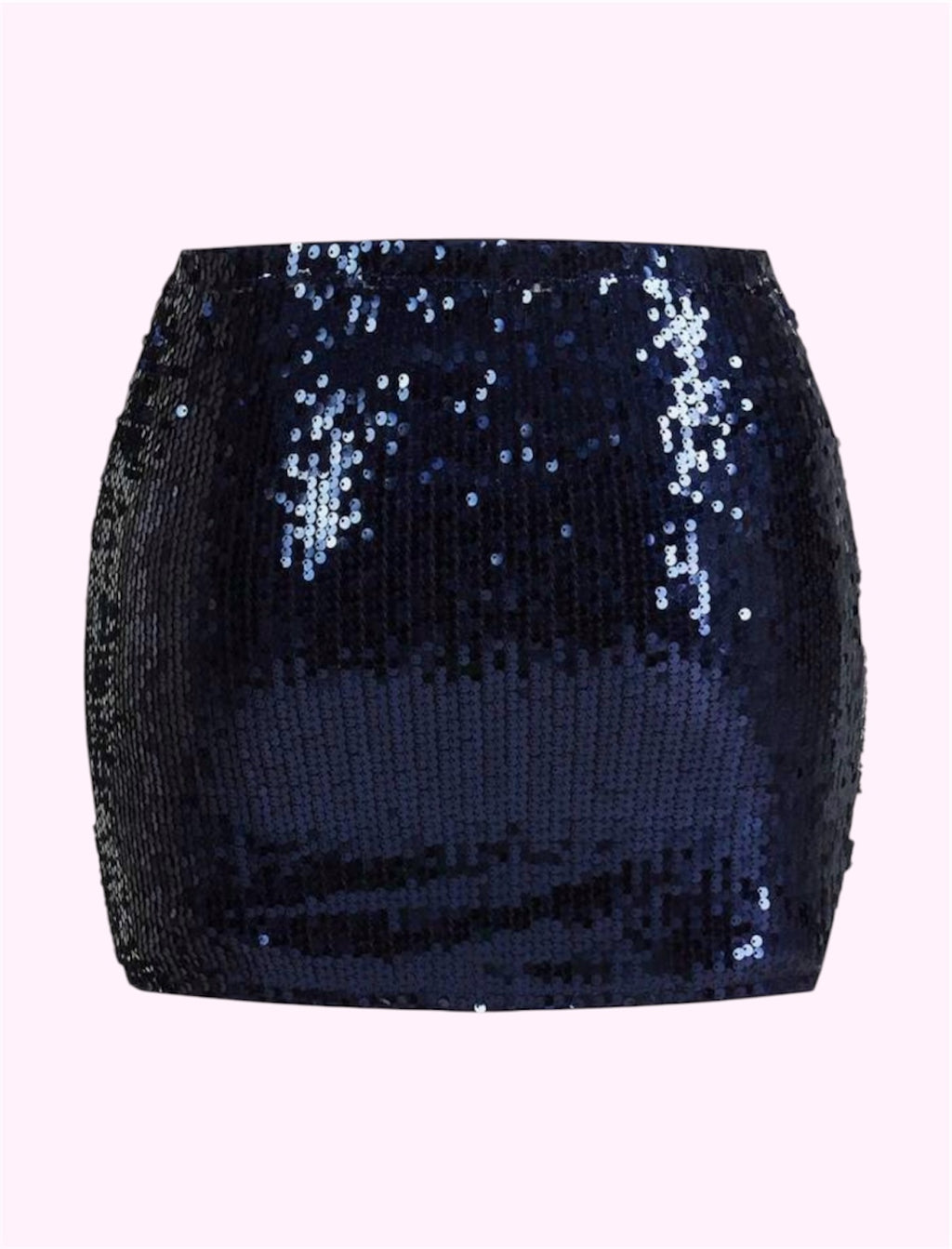 Falda lentejuelas chicas azul