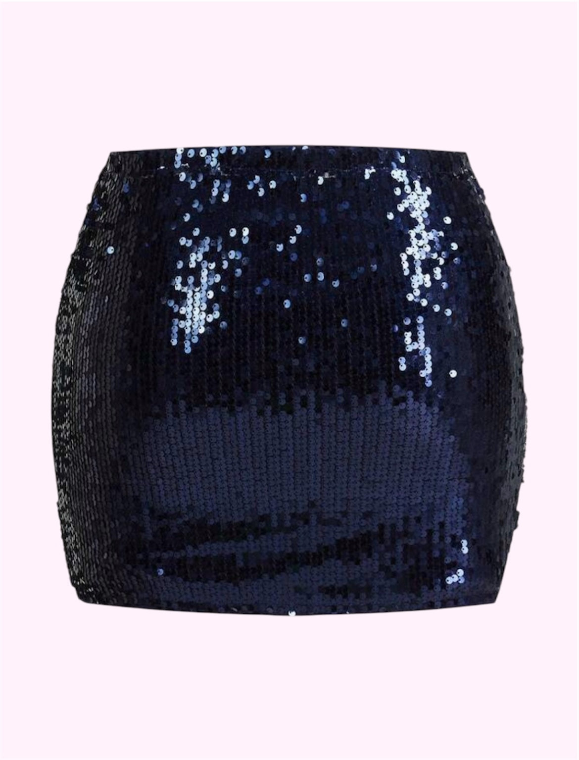 Falda lentejuelas chicas azul