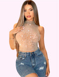 Top piedras mesh