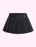Falda tablones rayas negro