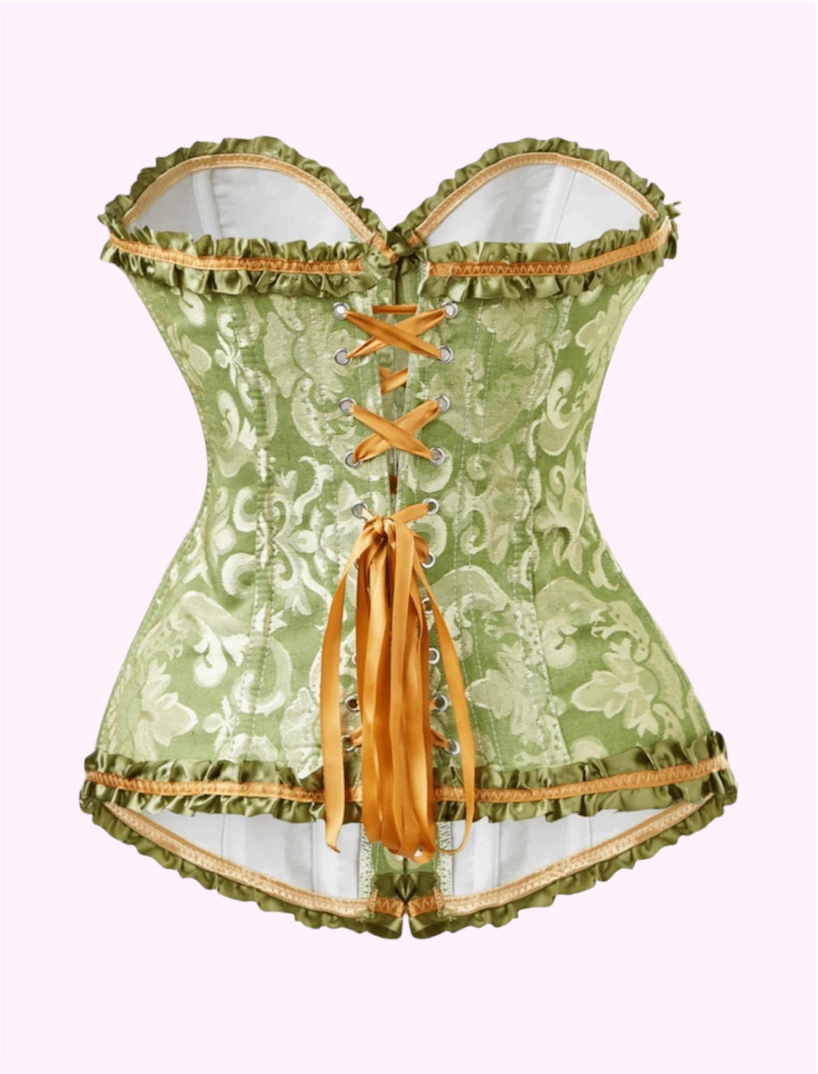Corset de Halloween verde