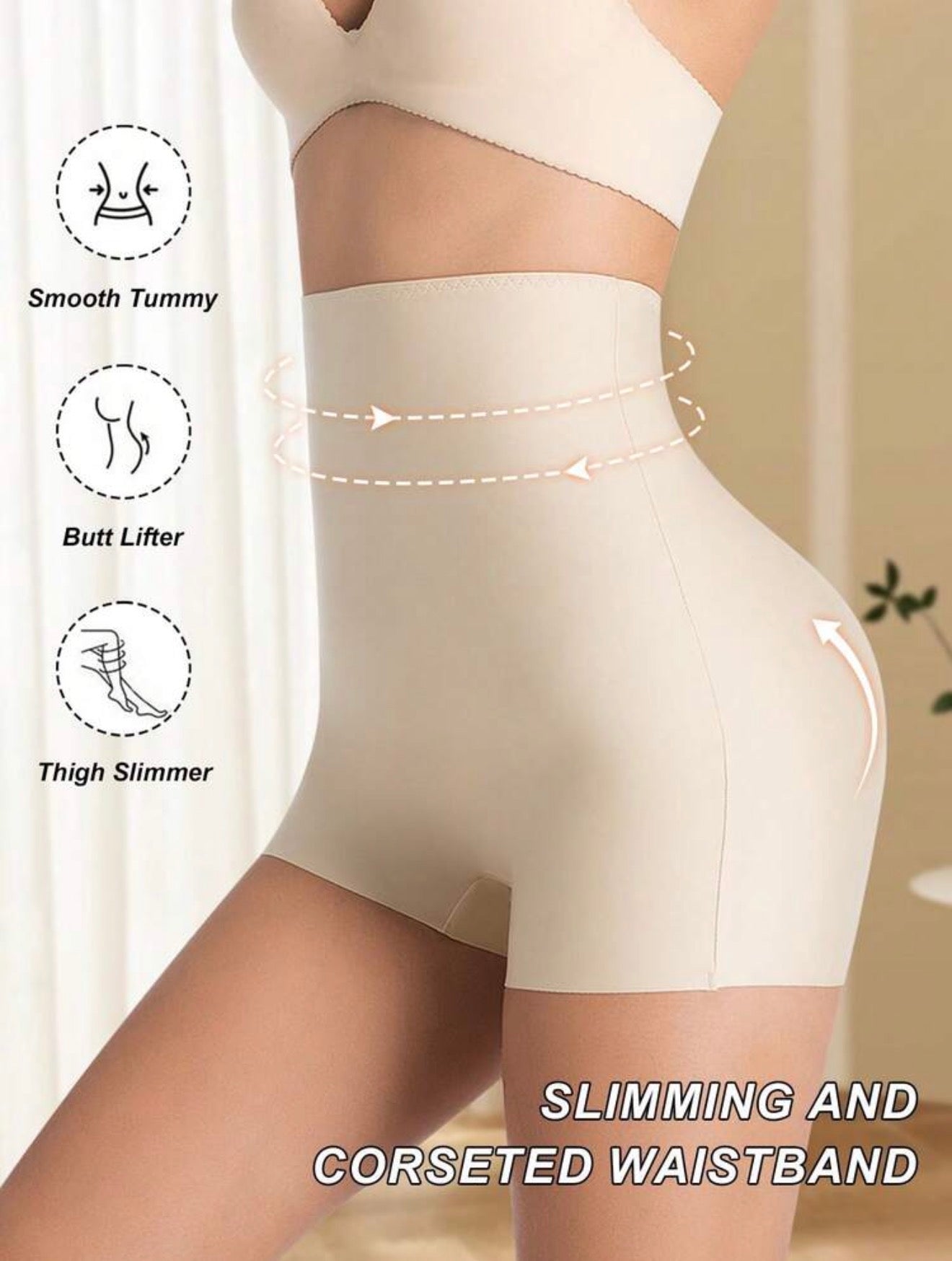 Short faja beige