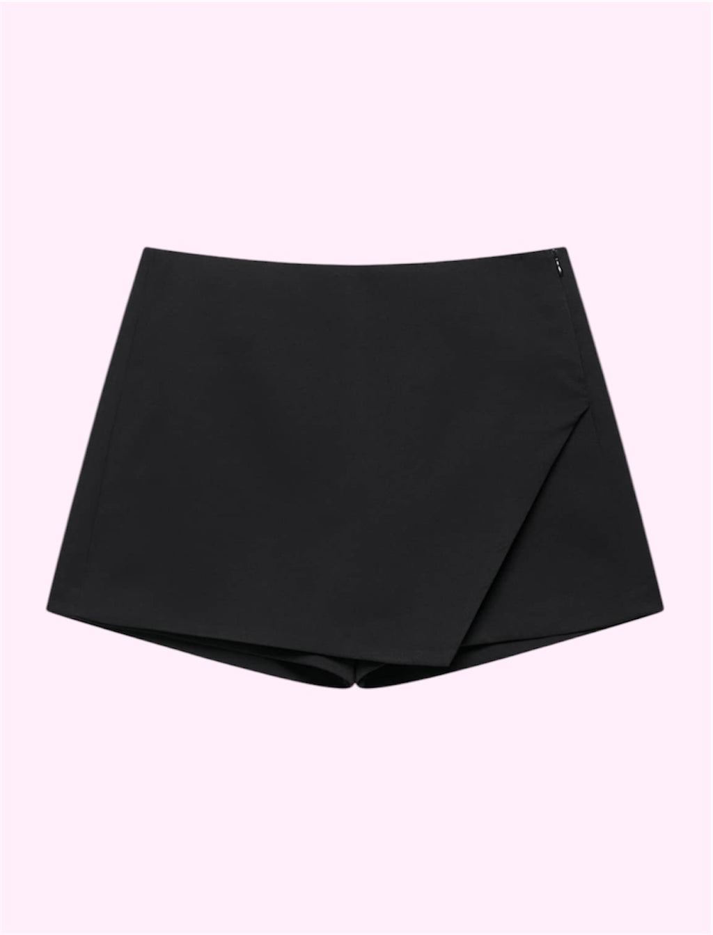 Falda short negra