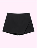 Falda short negra