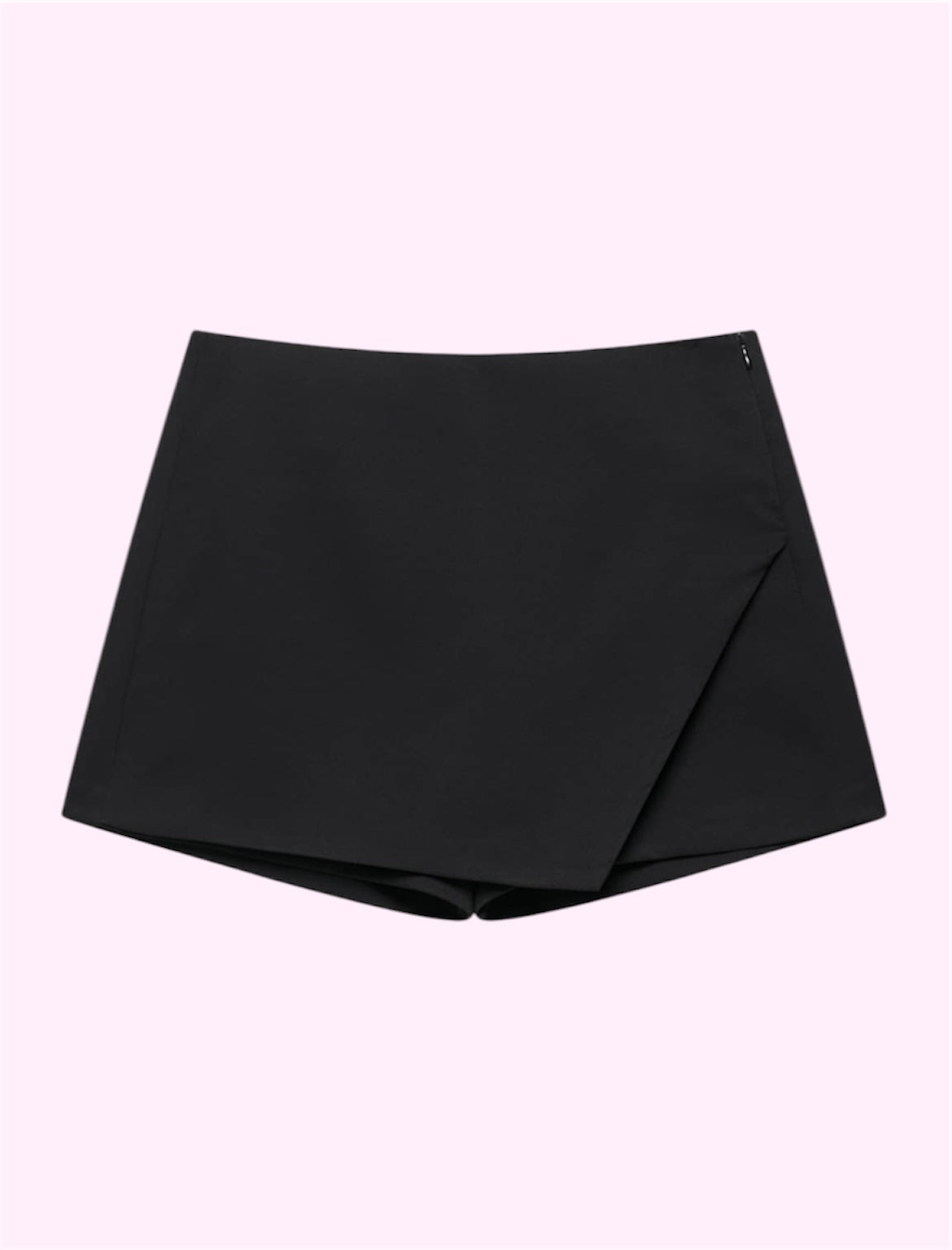 Falda short negro