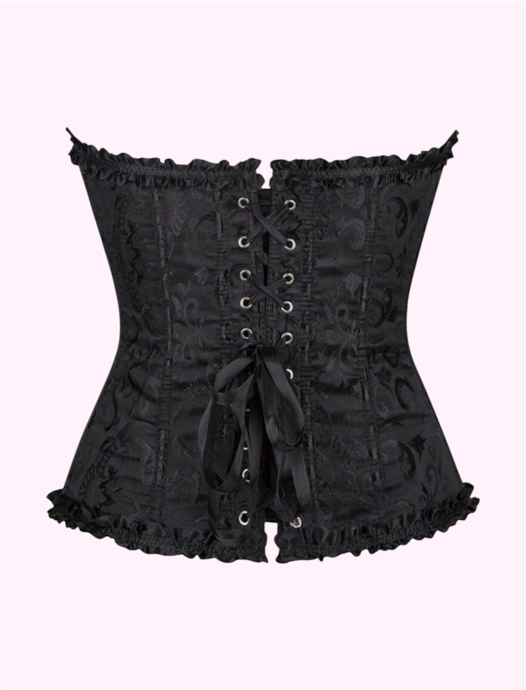 Corset de Halloween negro