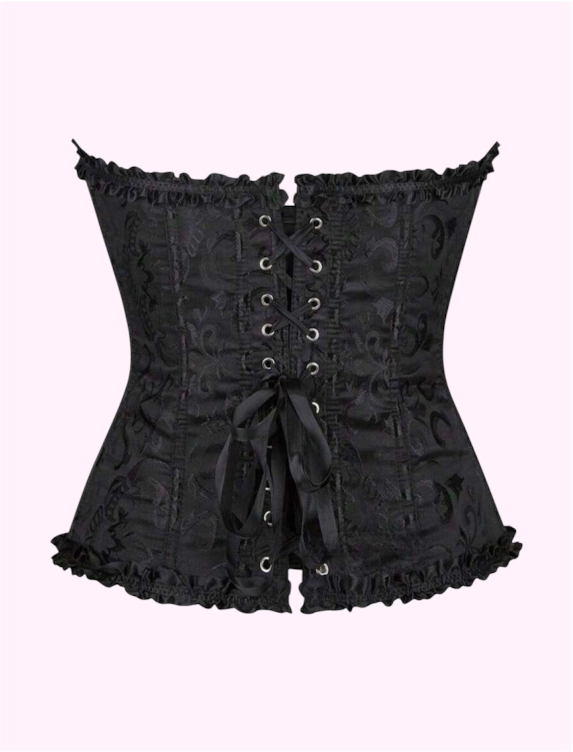 Corset de Halloween negro