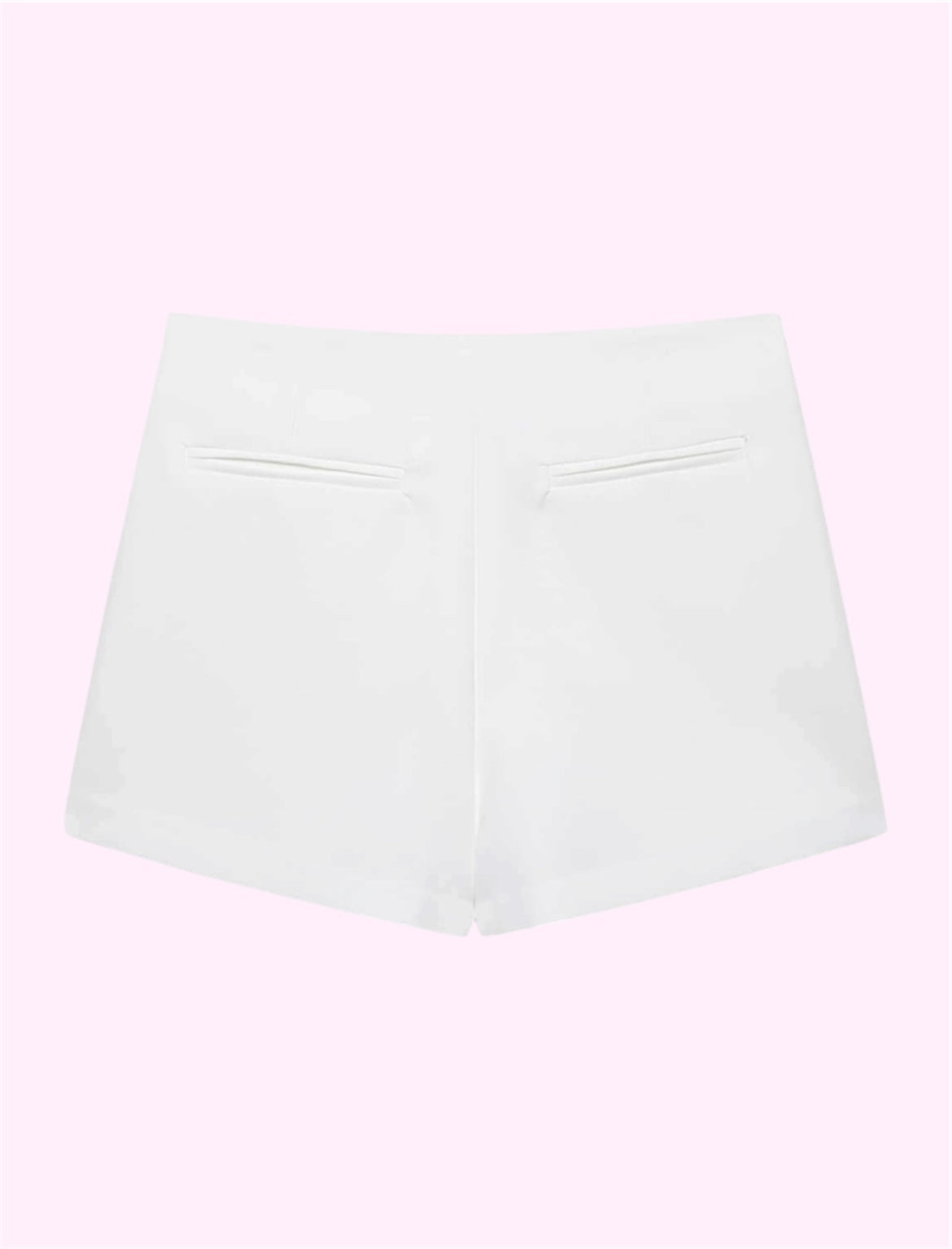 Falda short blanca
