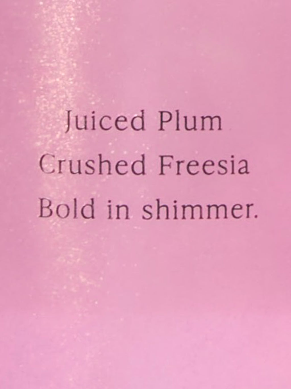 Pure Seduction body shimmer