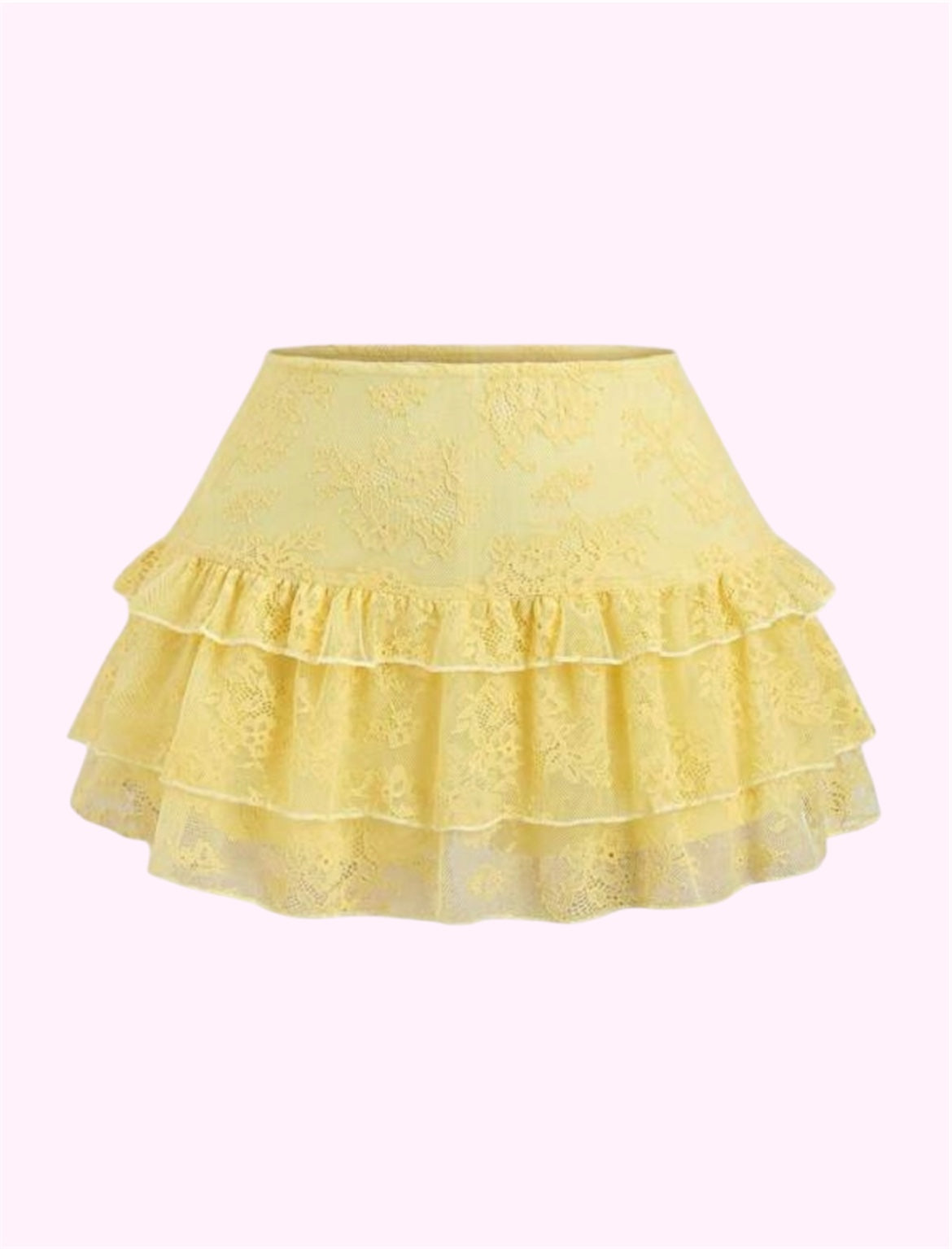 Falda Olan amarilla