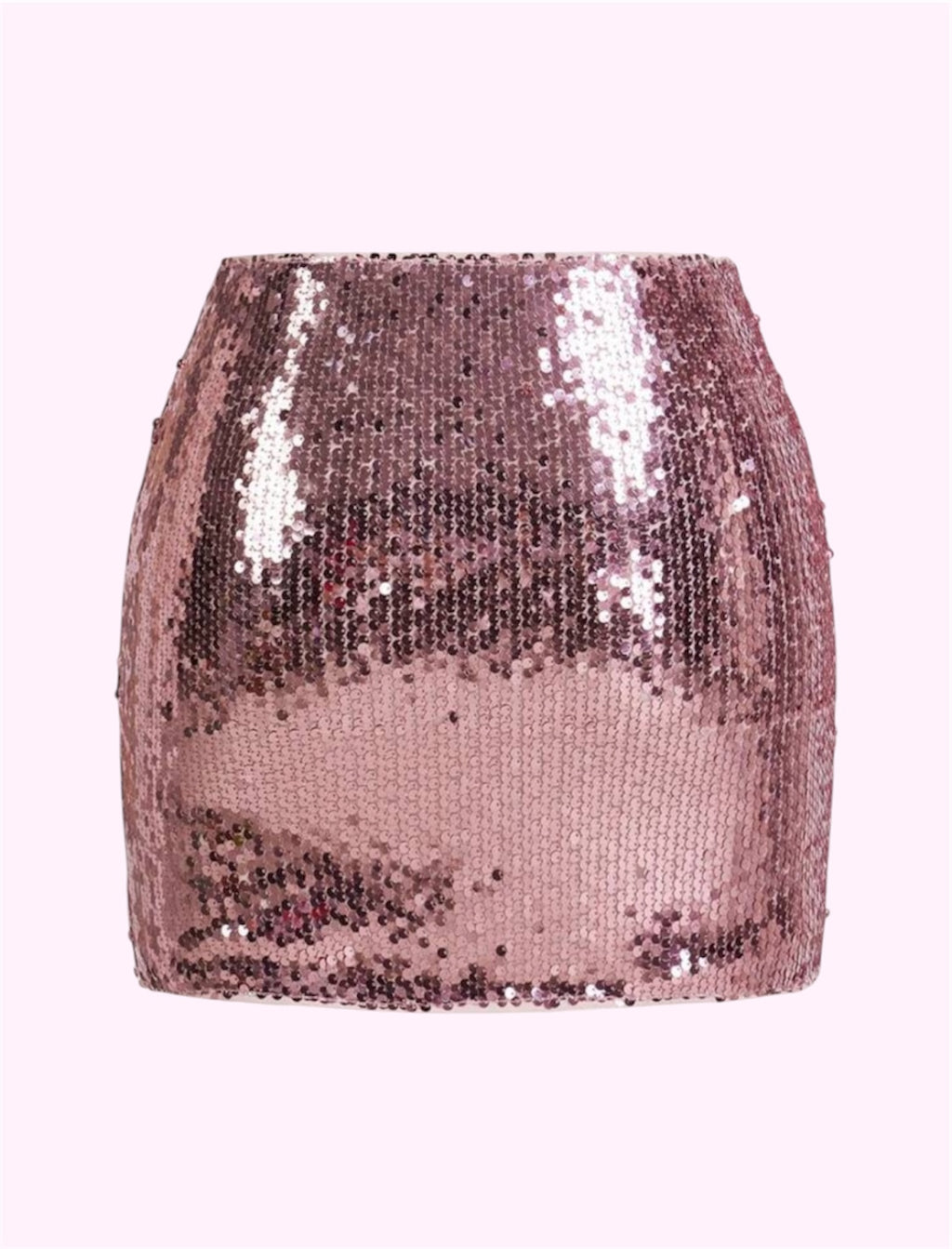 Falda lentejuelas chicas rosa