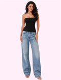 Blusa estraple con copas