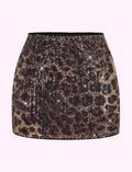 Falda lentejuelas chicas print
