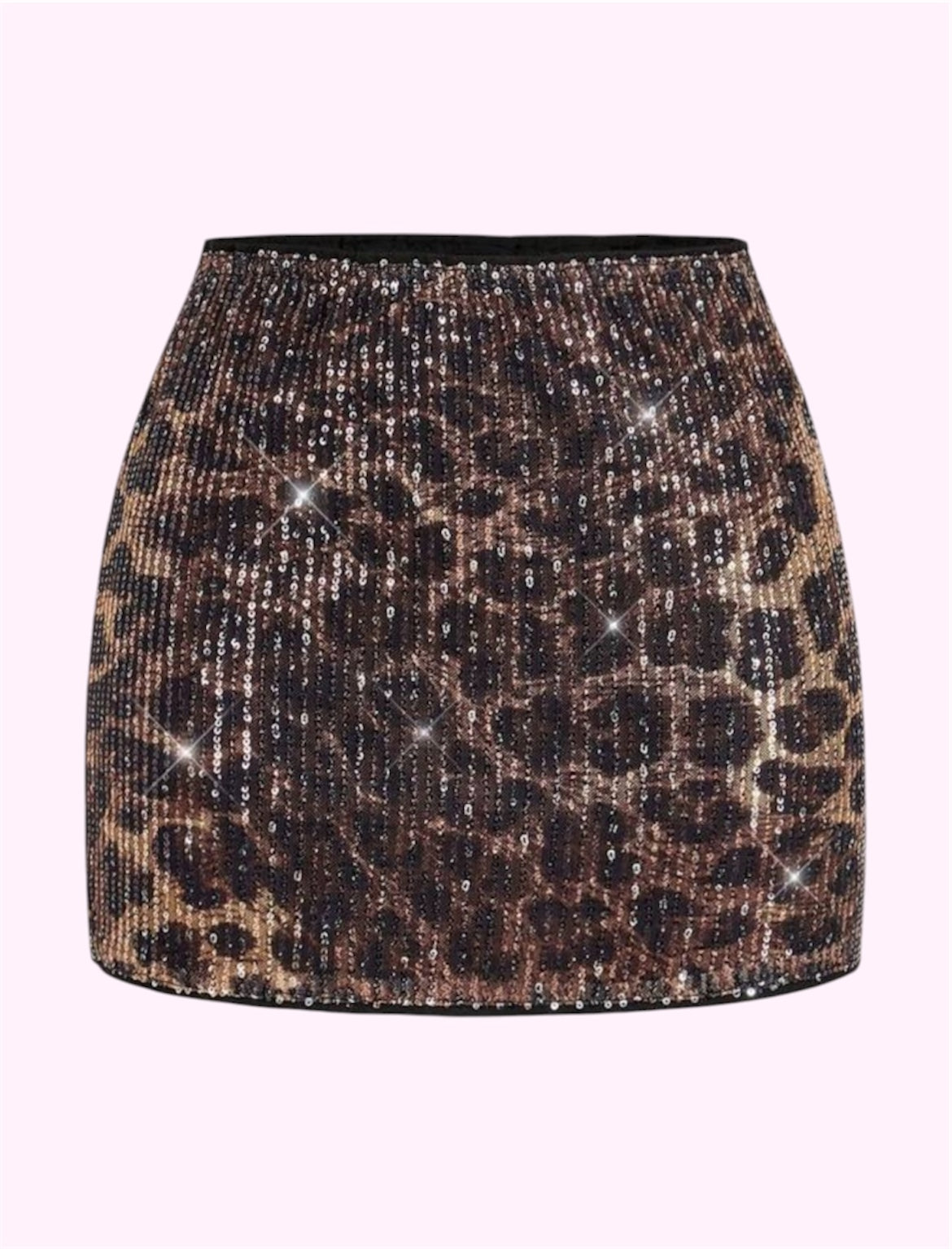 Falda lentejuelas chicas print