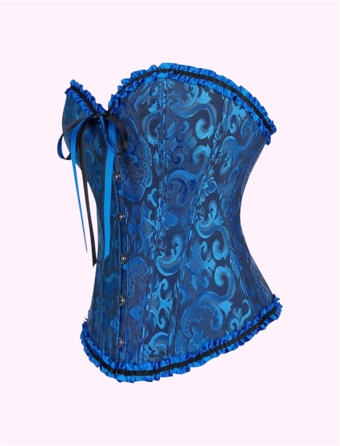Corset de Halloween azul