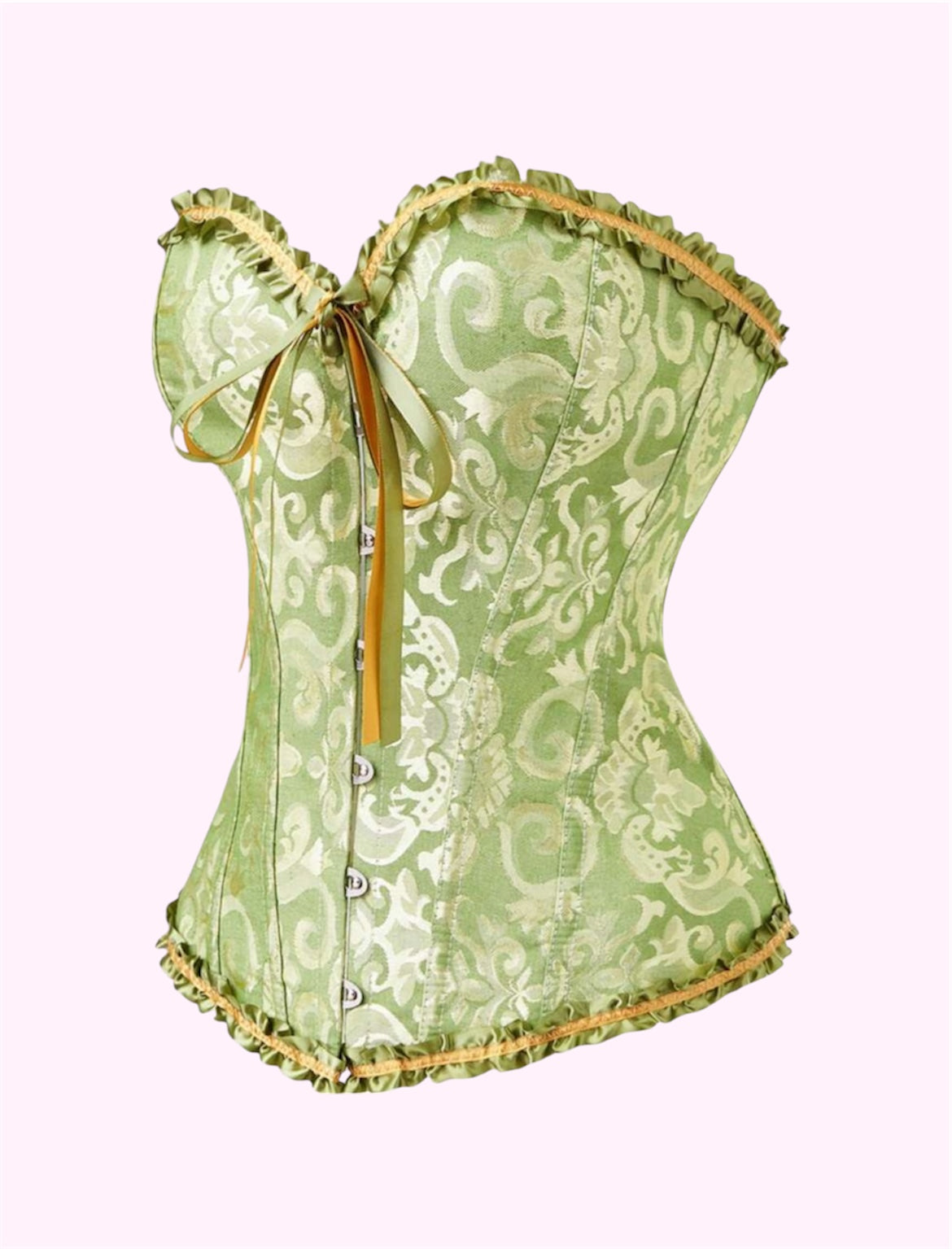 Corset de Halloween verde