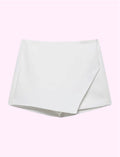 Falda short blanca