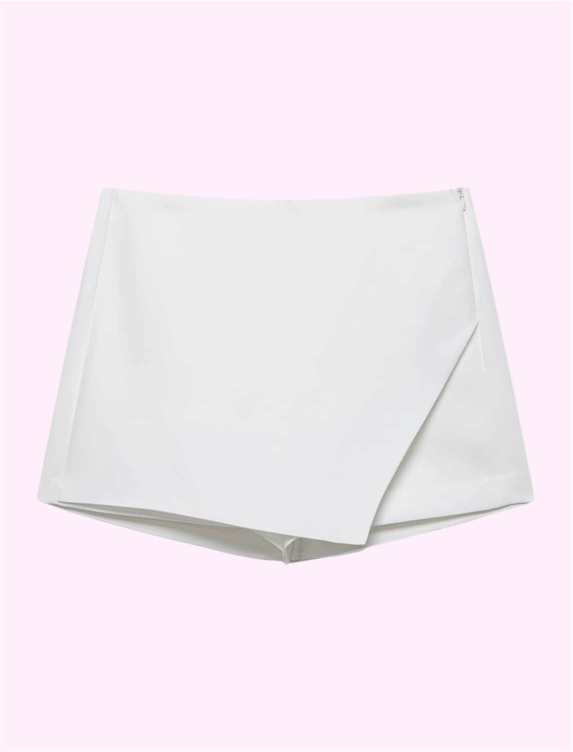 Falda short blanca