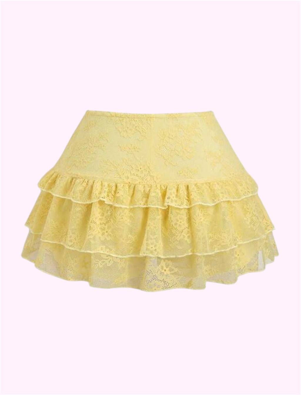Falda Olan amarilla
