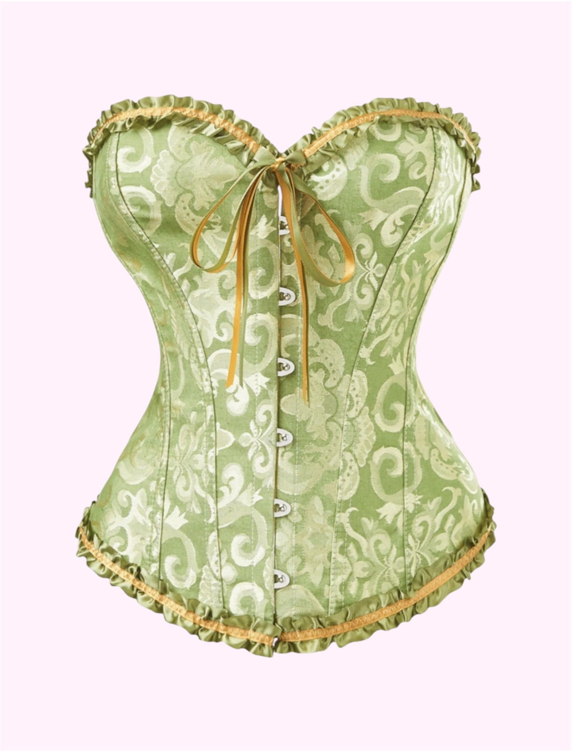 Corset de Halloween verde