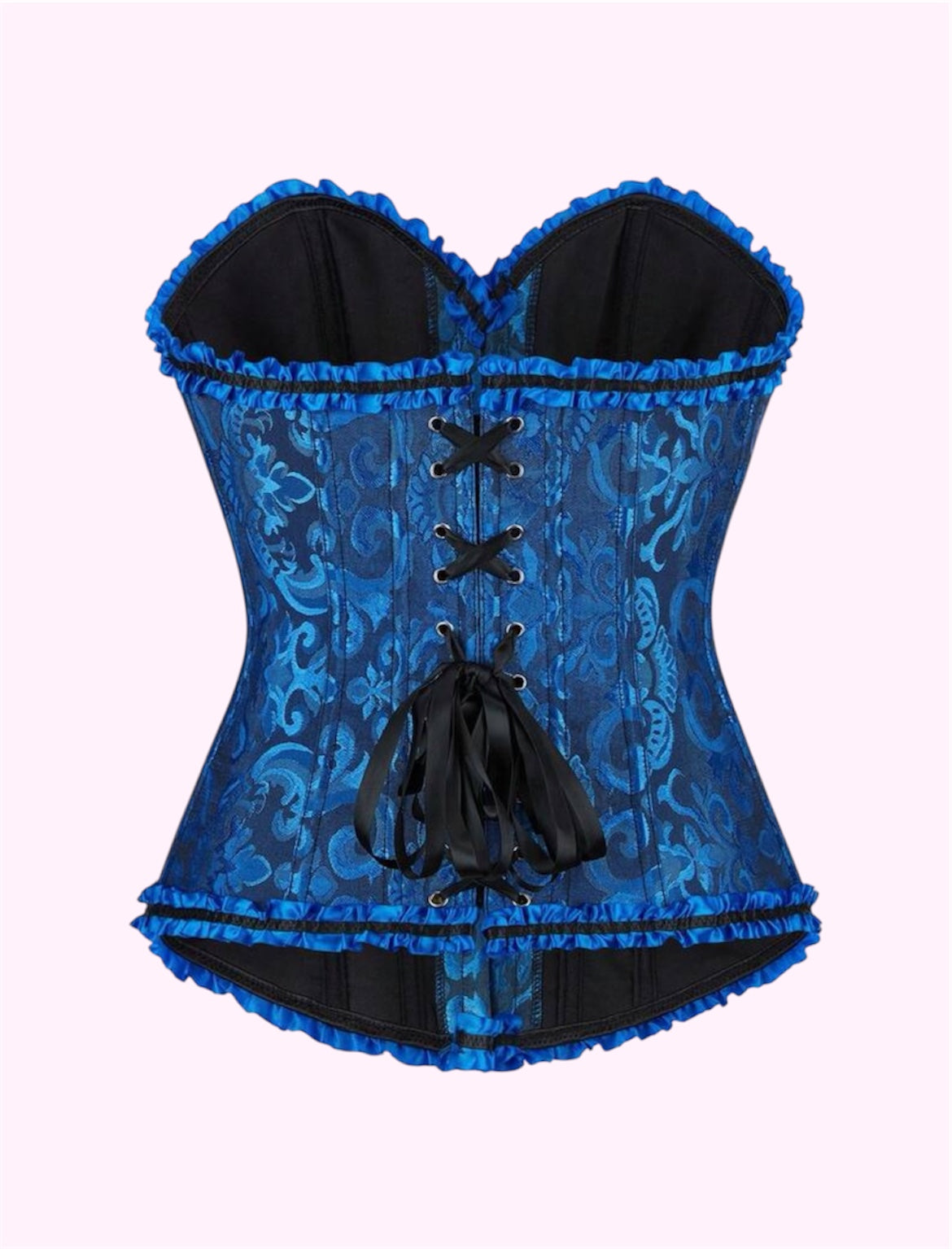 Corset de Halloween azul