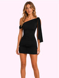 Vestido ajustado tira negro