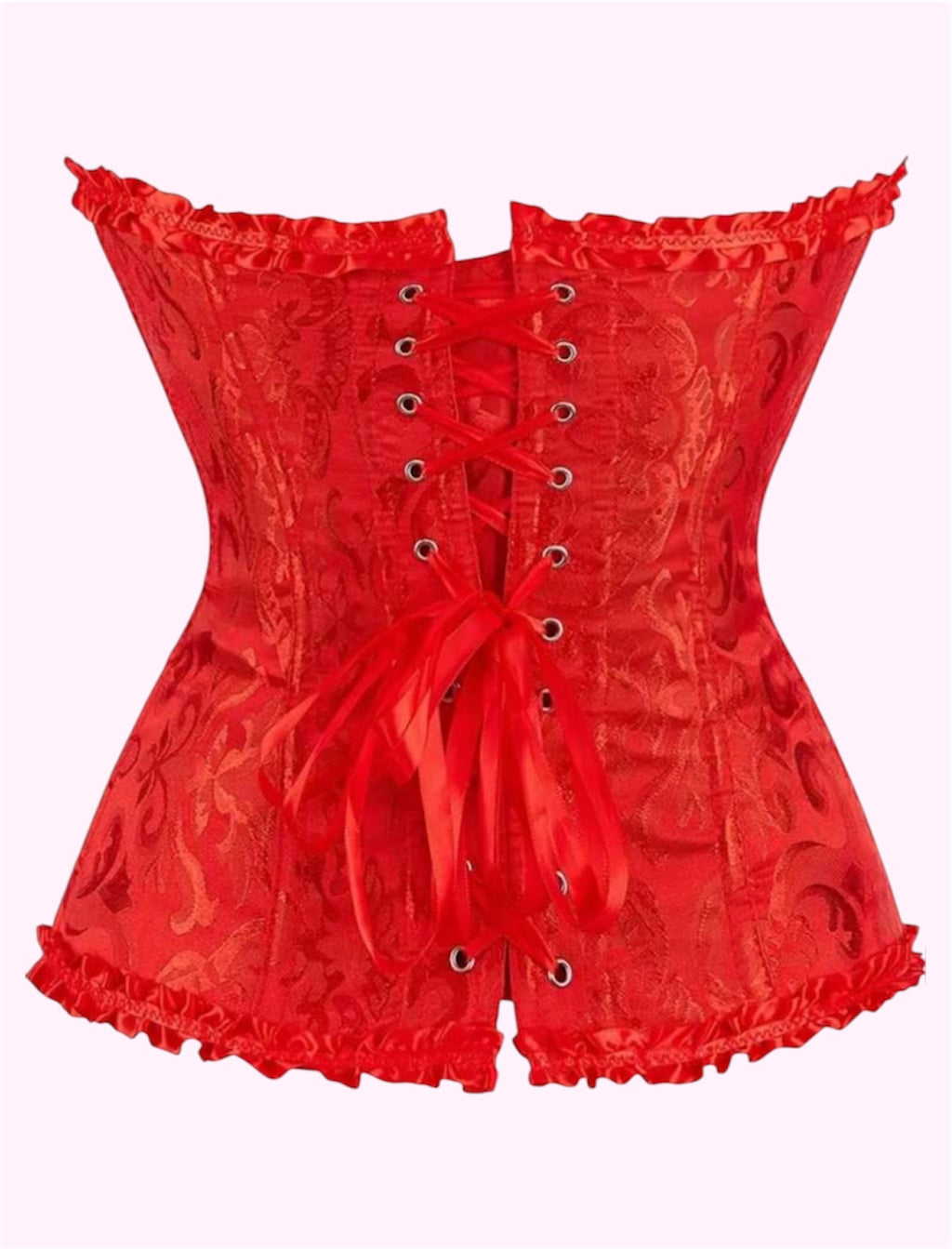 Corset de Halloween rojo