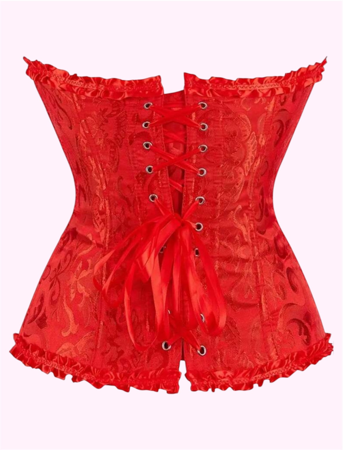 Corset de Halloween rojo