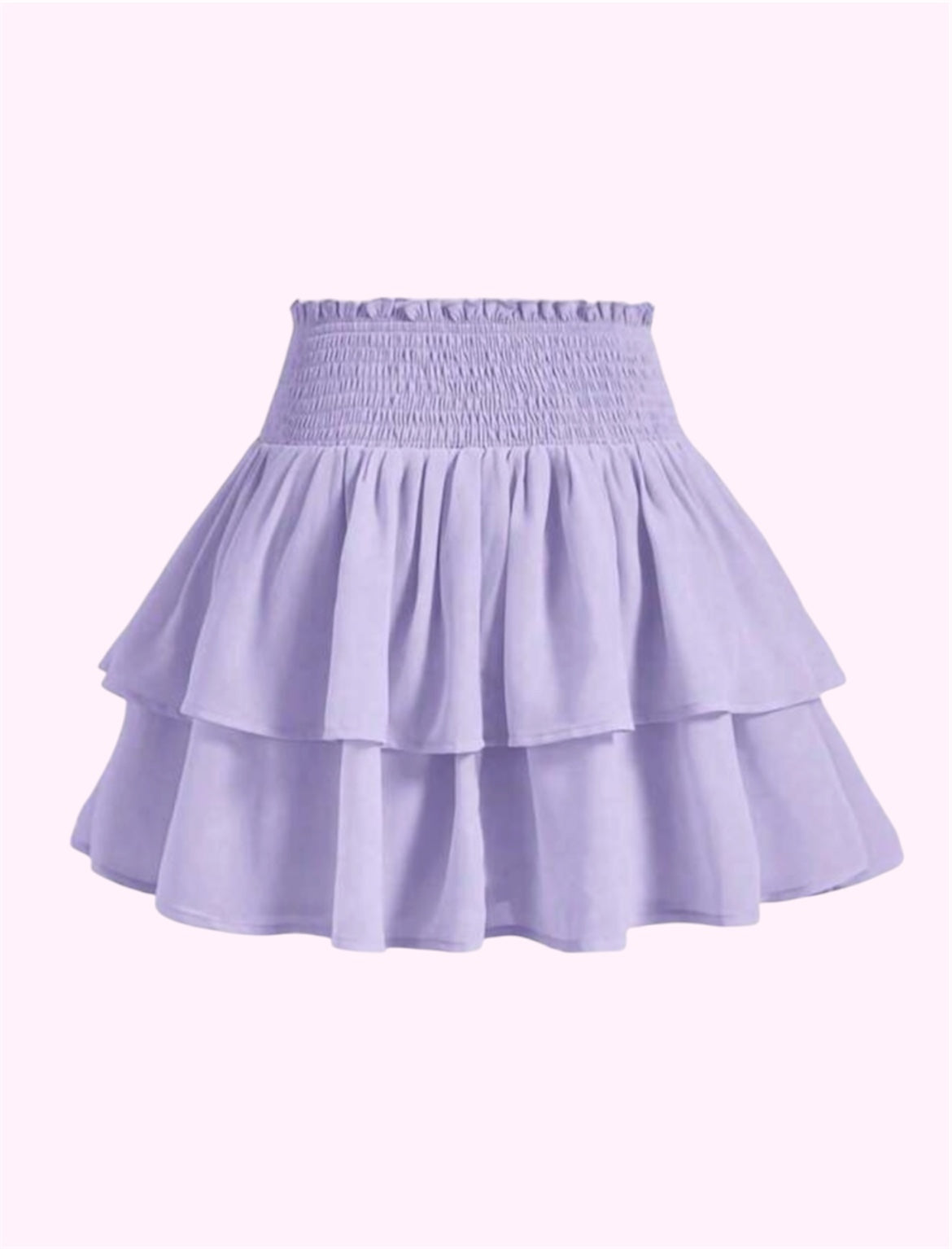Falda Olan morada