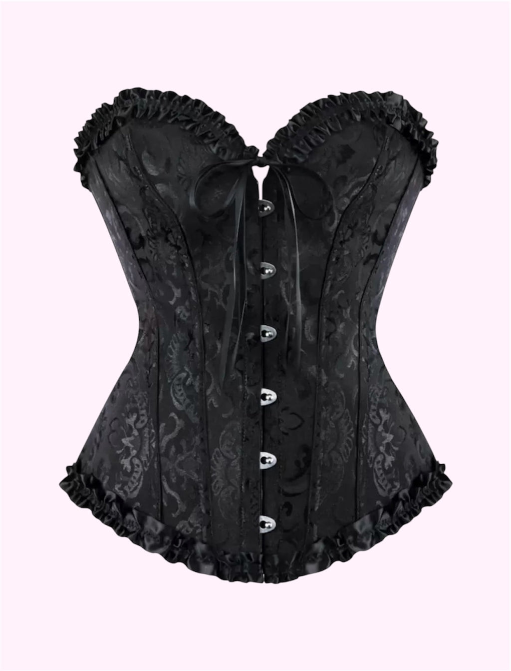 Corset de Halloween negro