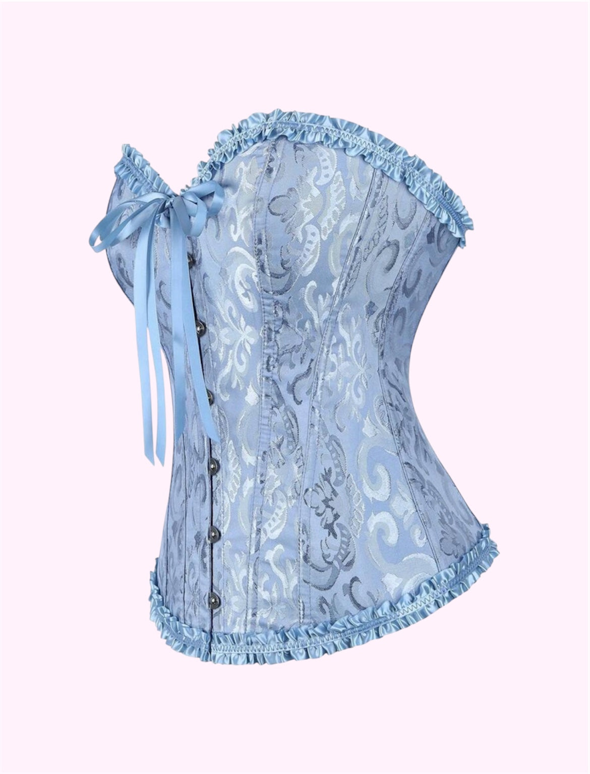 Corset de Halloween celeste