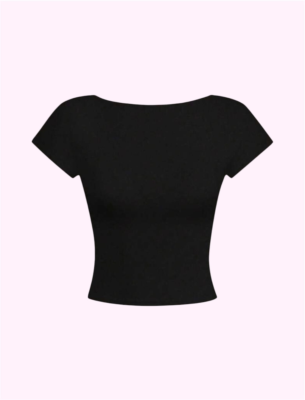 Blusa espalda con copas negro