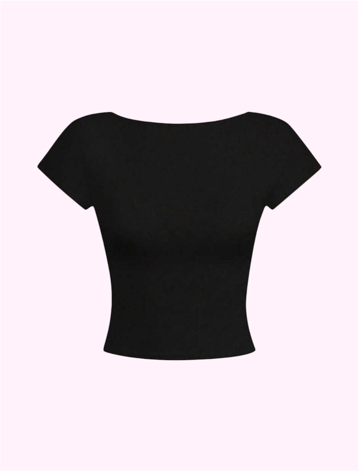 Blusa espalda con copas negro