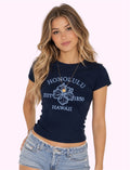 Blusa Honolulu azul