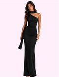 Vestido largo pashmina negro