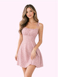 Vestido flores rosa