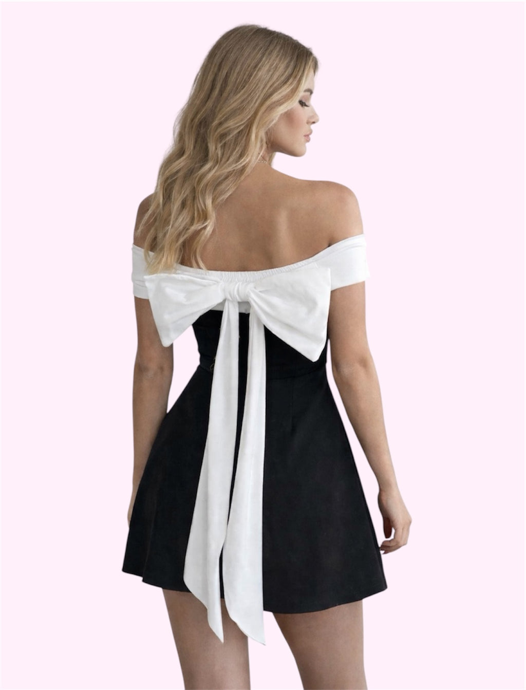 Vestido moño blanco