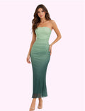 Vestido largo verde