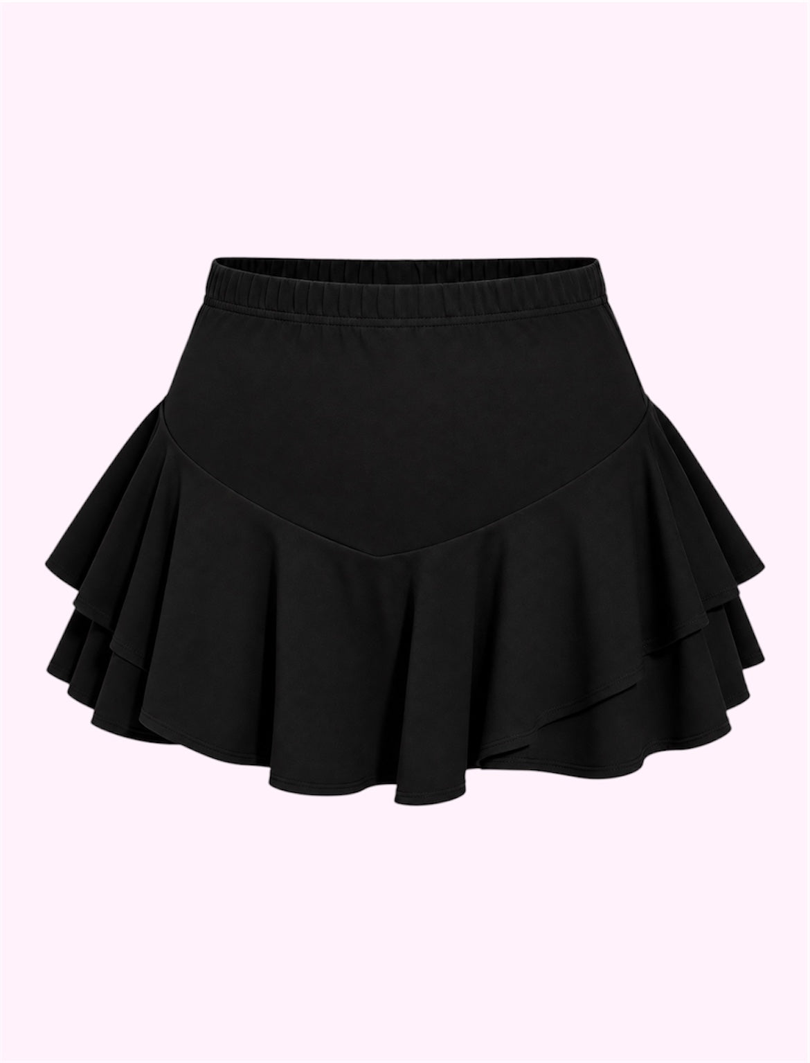 Falda Olan negra