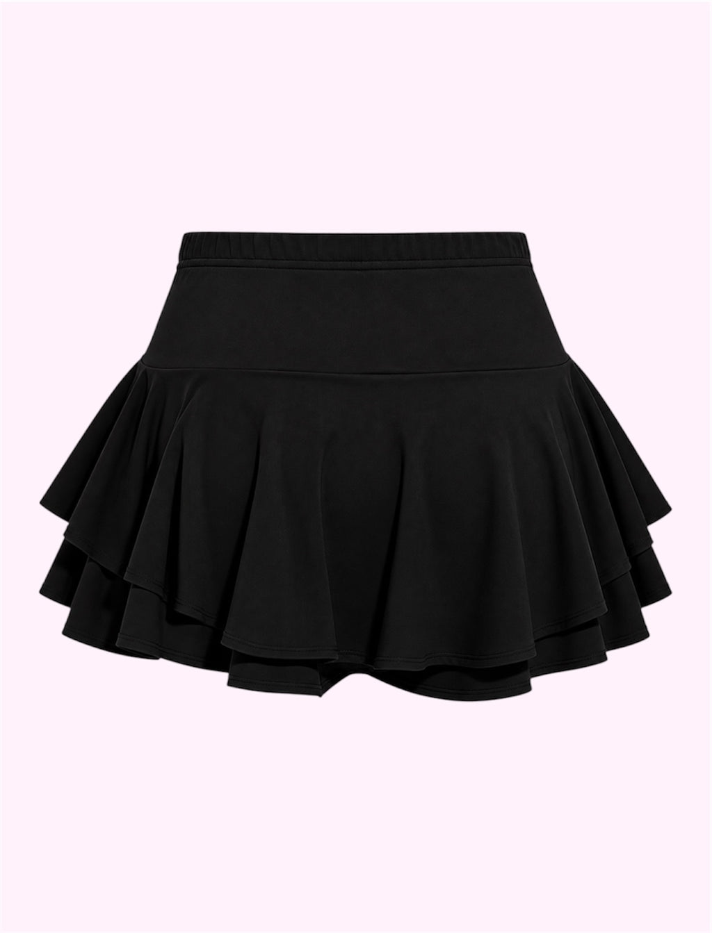 Falda Olan negra