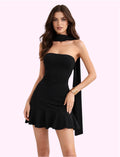 Vestido pashmina negro